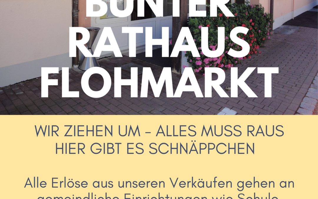 Bunter Rathausflohmarkt