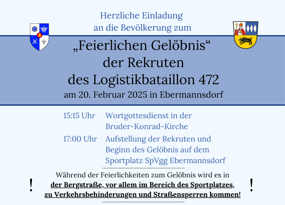 Feierliches Gelöbnis